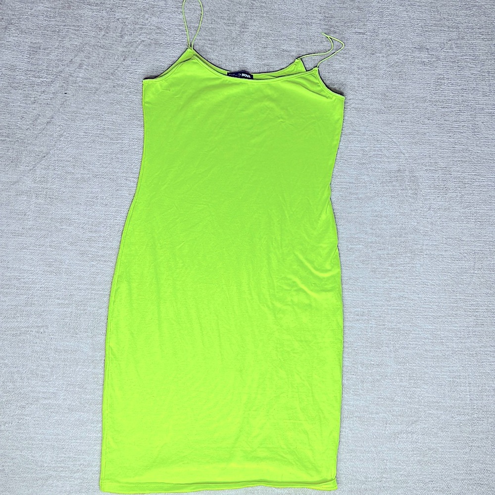Neon green Dress